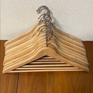 Set 12 of Wooden Hangers